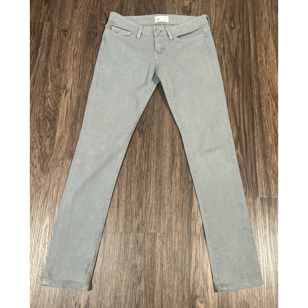 O2 Vintage USA Size 27 Denim Skinny Jeans Mid Rise Denim Women's Gray